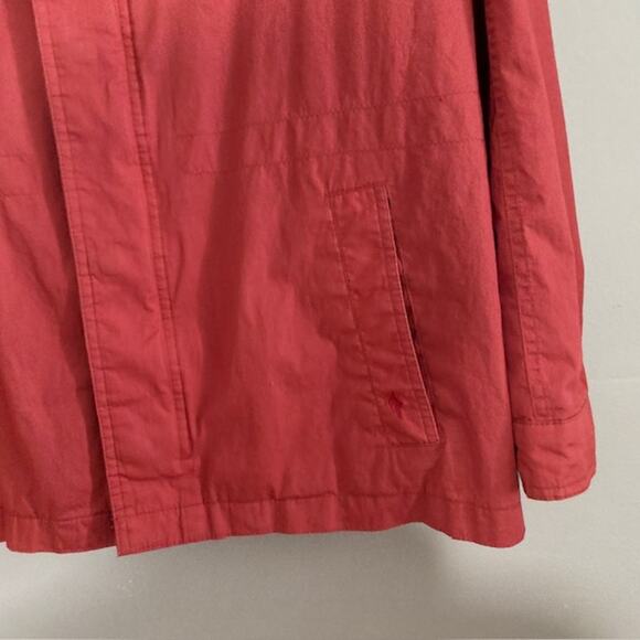 Dockers Red Rain Jacket/Coat/Slicker/Hood Parka Weather-resistant Rain Gear MED - Picture 4 of 9